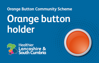 Suicide prevention orange button scheme