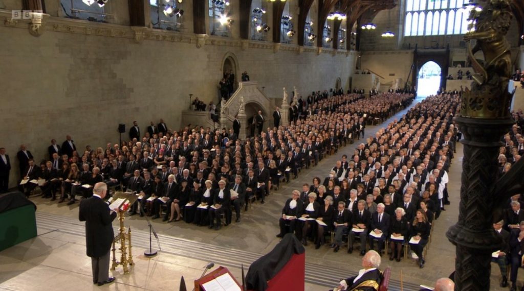King Charles addresses Parliament