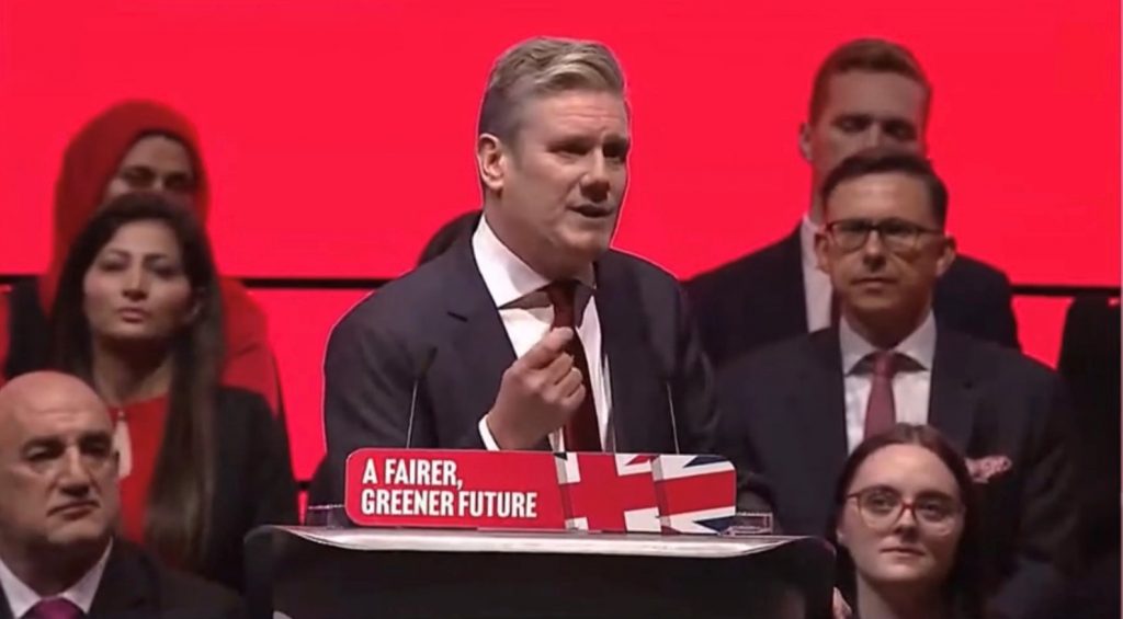 Levelling Up Mentioned in Sir Keir Starmer's speech