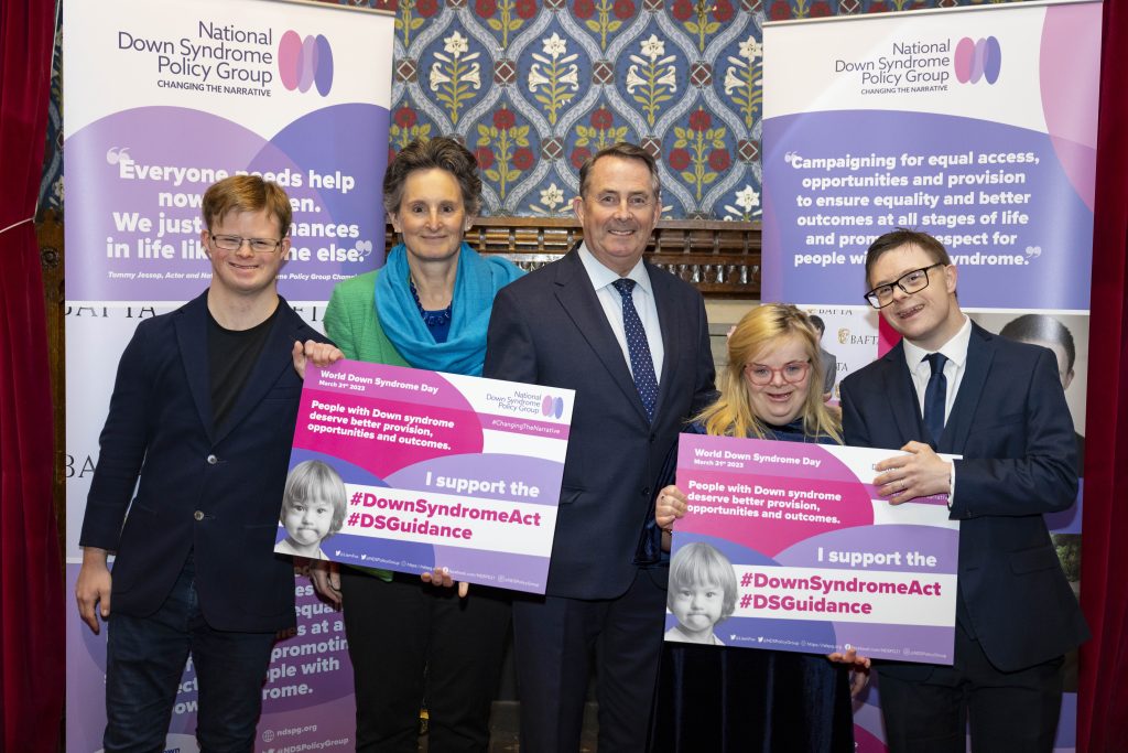 Liam Fox, World Down Syndrome Day, Flick Drummond