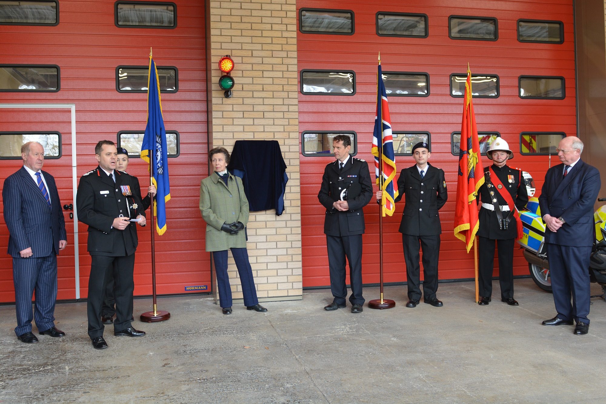 Princess Royal opens new Ipswich Police and Fire Station ChamberUK