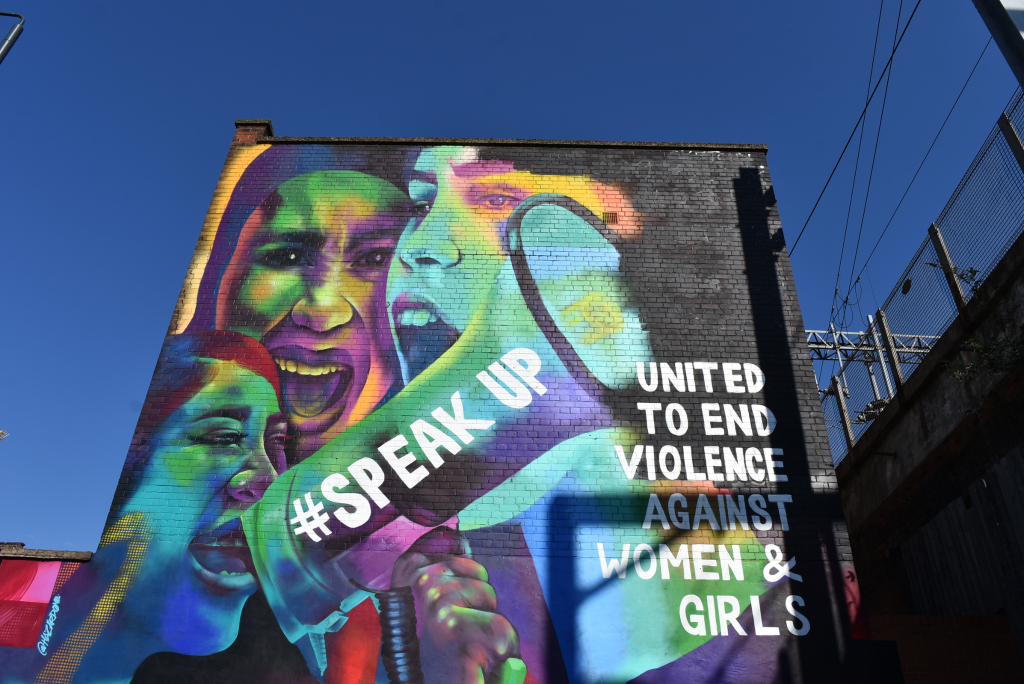 violence against women and girls mural
