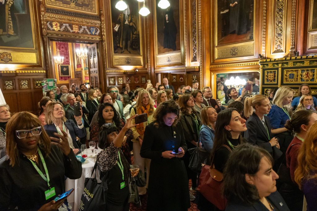The audience were surprised about Karin Smyth MP's revelation that she is sometimes the only woman in the room of high-profile meetings.