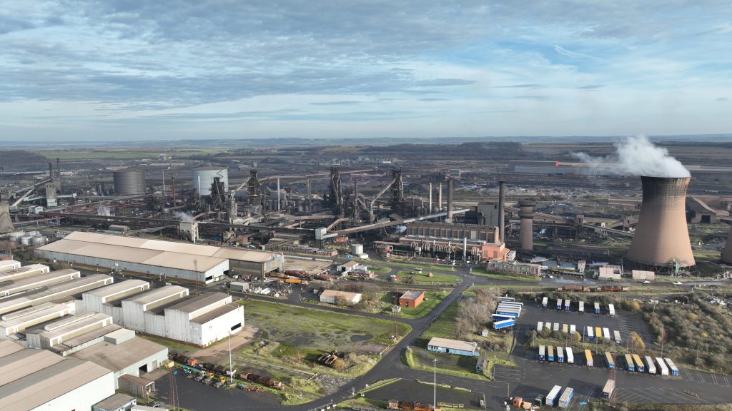 British Steel Scunthorpe plant