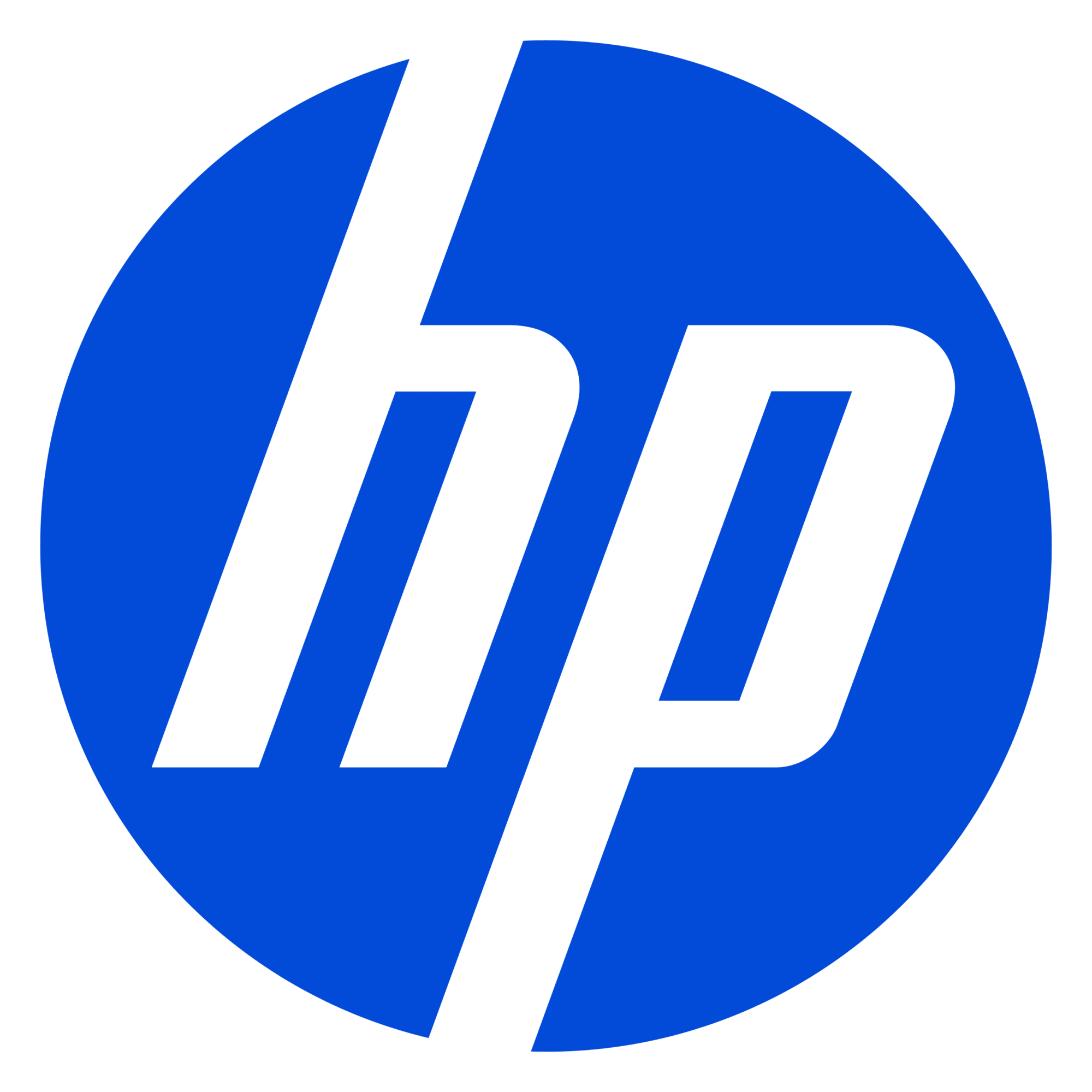 logo HP Electric Blue keyline